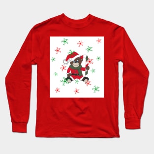 MERRY Christmas Teddy Bear Long Sleeve T-Shirt